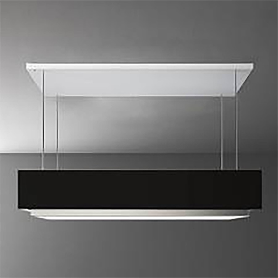 additioanl image for  Falmec Levante Island Black Glass 120 cm 