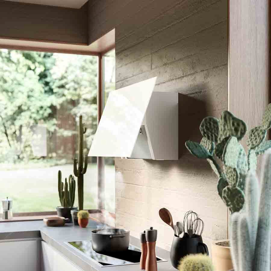 additioanl image for  Falmec Wall Hood White Glass 600 m3/h 