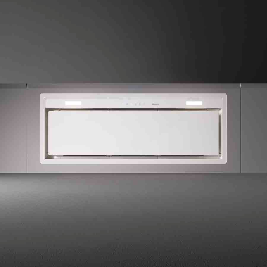 additioanl image for  Falmec Hood Incasso Murano White Glass 