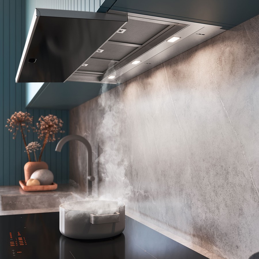 additioanl image for  Falmec Hood Move Built-in Black Glass 