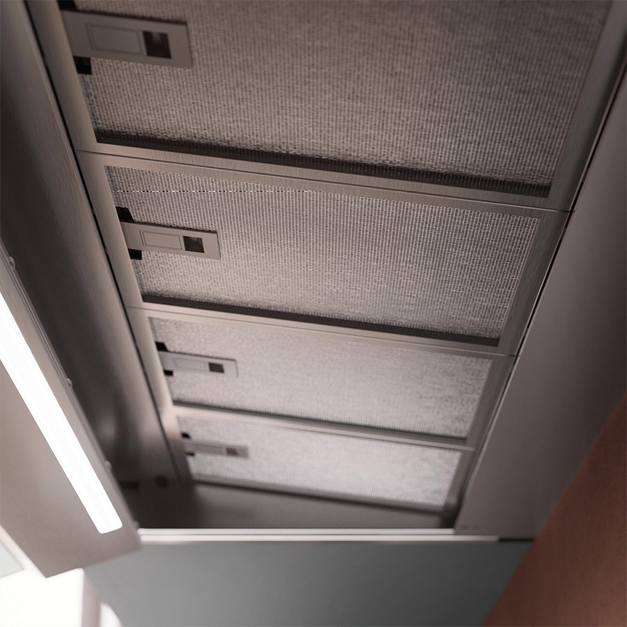 additioanl image for  Falmec Hood Virgola Touch Black 120 cm 
