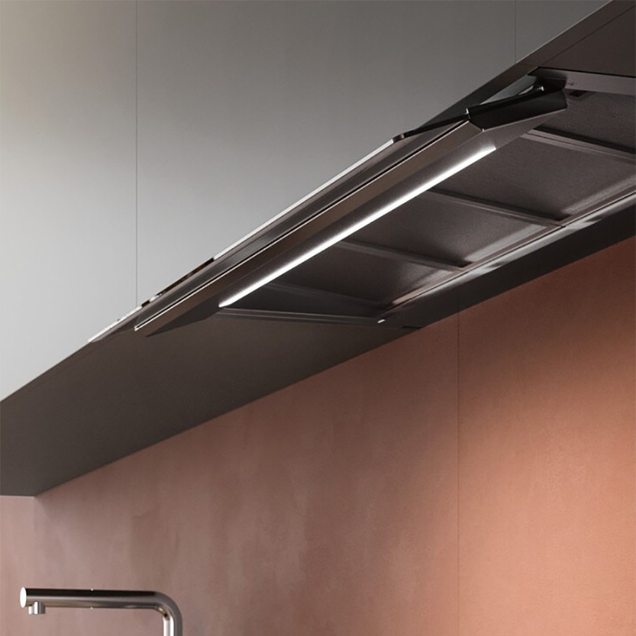 additioanl image for  Falmec Hood Virgola Touch Black 90 cm 