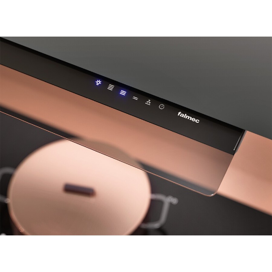 additioanl image for  Falmec Hood Virgola Touch Black 90 cm 