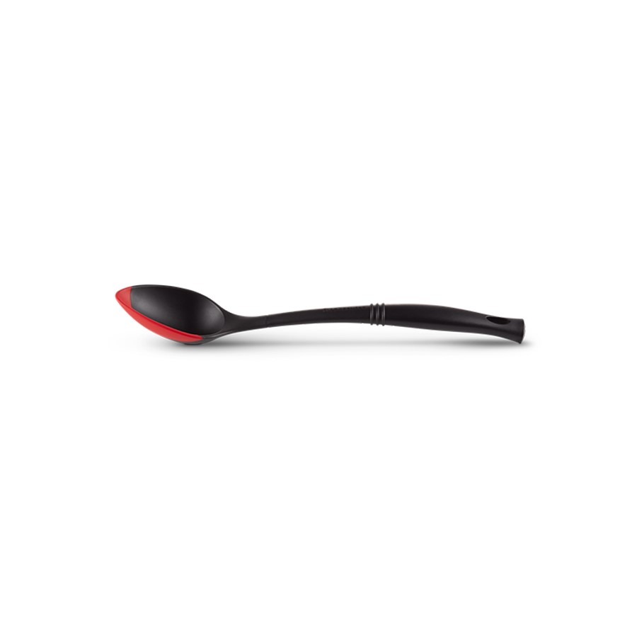 additioanl image for  Le Creuset Edge Spoon Cerise 34.5 cm 