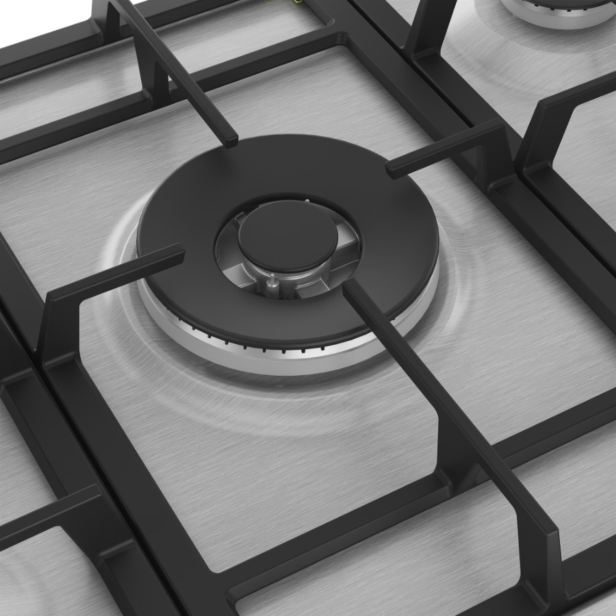 additioanl image for  Beko Hob Gas 5 Burner S/Steel 75 cm 