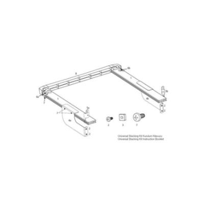 additioanl image for  Beko Machine Mounted Stacking Kit 