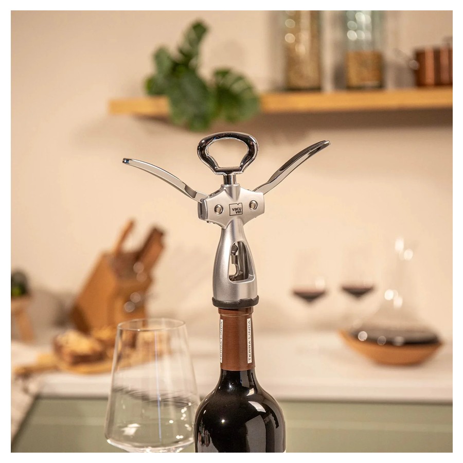 additioanl image for  Vacuvin Winged Corkscrew S/Steel 