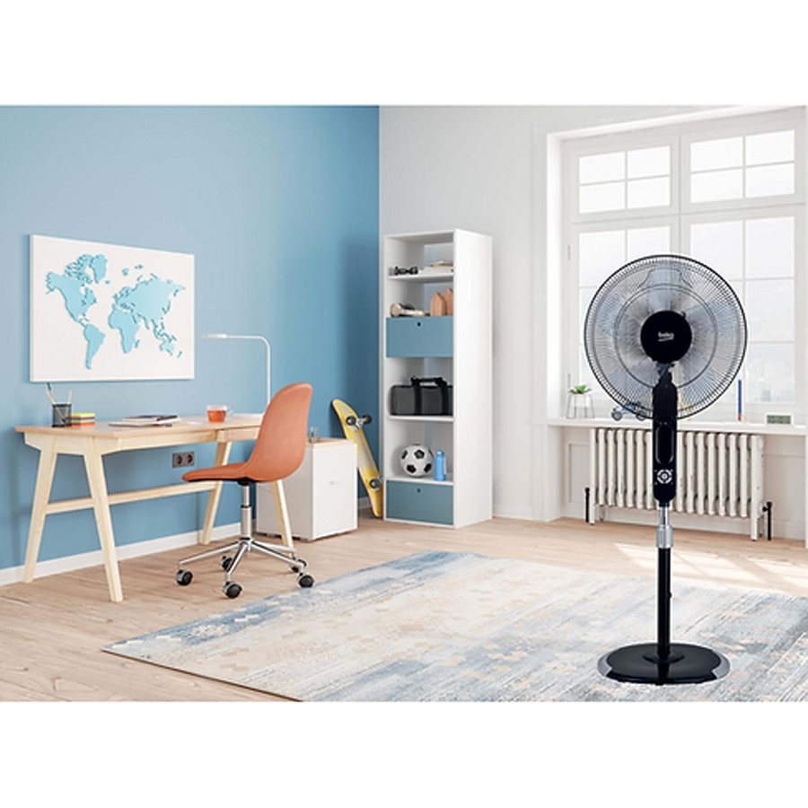 additioanl image for  Beko Stand Fan With Remote Control Black 