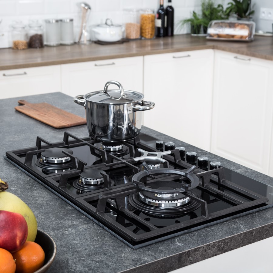 additioanl image for  Beko Hob Gas 5 Burners Black 75 cm 