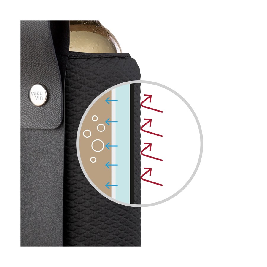 additioanl image for  Vacuvin Wine & Champ Cooler Flexible Slv 