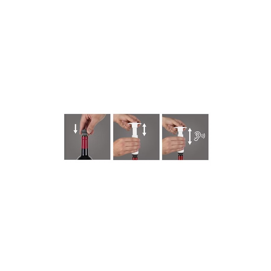 additioanl image for  Vacuvin Wine Saver Set White 