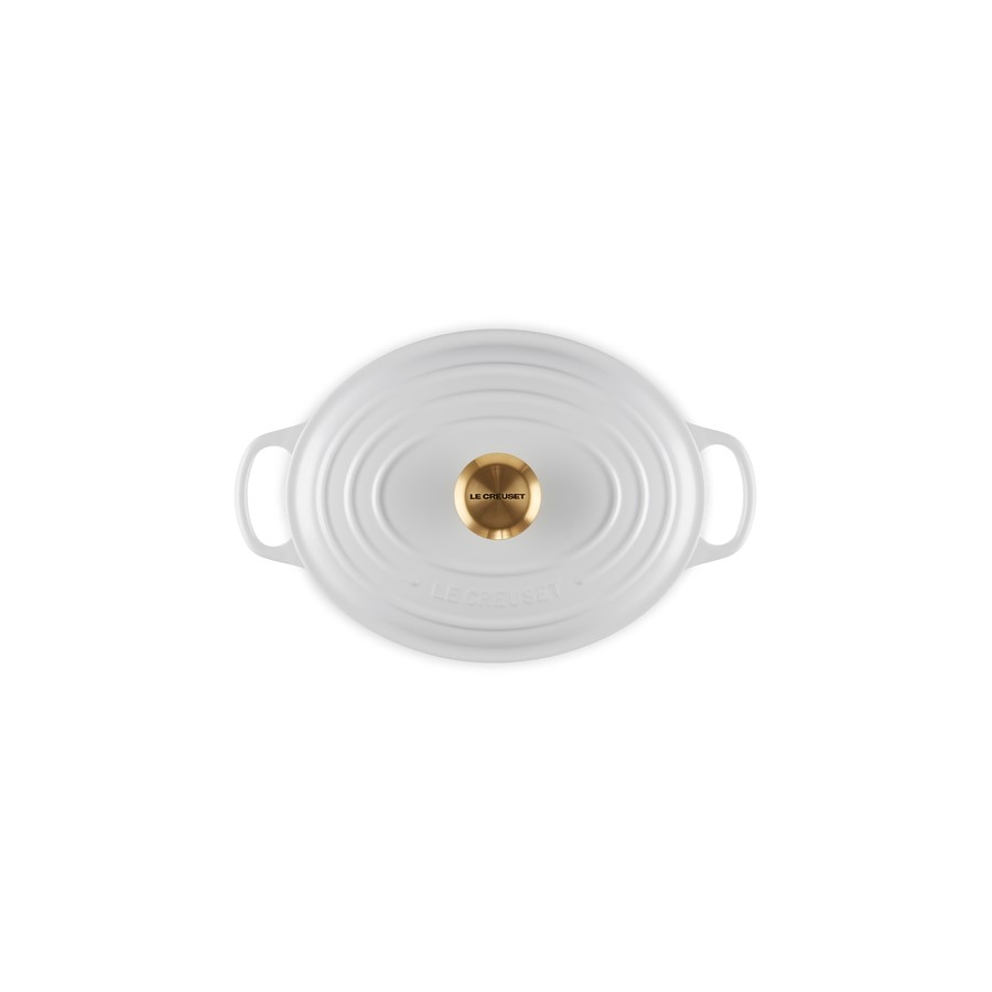 additioanl image for  Le Creuset Oval Casserole White 27 cm 