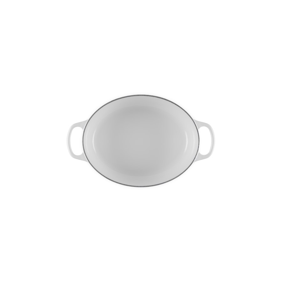 additioanl image for  Le Creuset Oval Casserole White 27 cm 