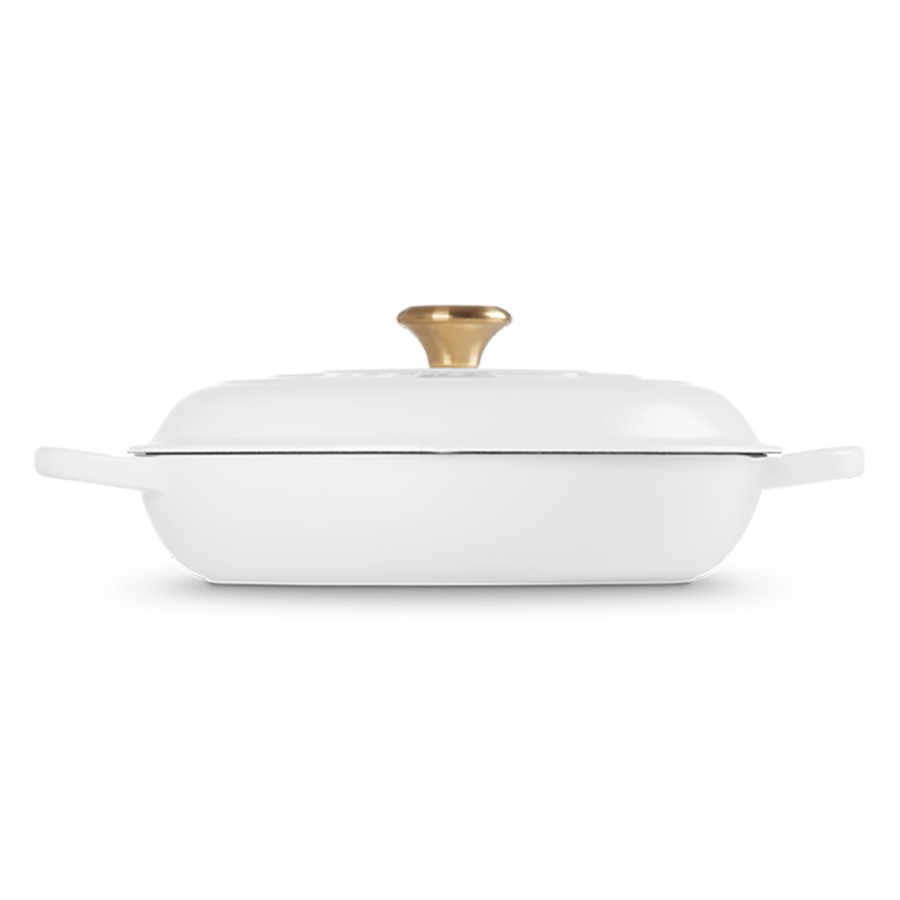 additioanl image for  Le Creuset Shallow Casserole Wht 30 cm 