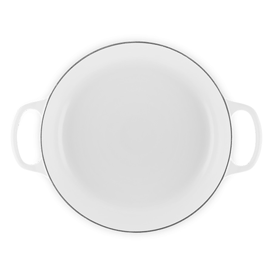 additioanl image for  Le Creuset Shallow Casserole Wht 30 cm 