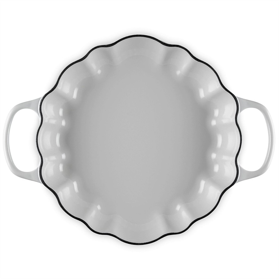 additioanl image for  Le Creuset Pumpkin Braiser White 28 cm 