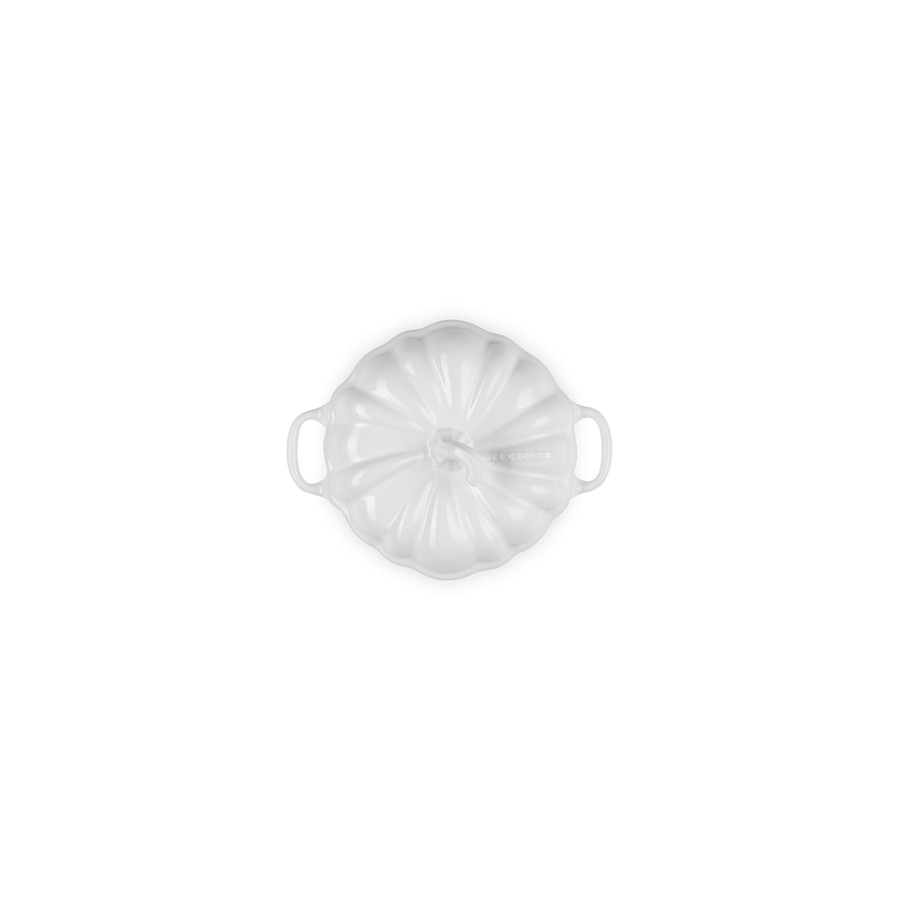 additioanl image for  Le Creuset Pumpkin Cocotte White 350 ml 