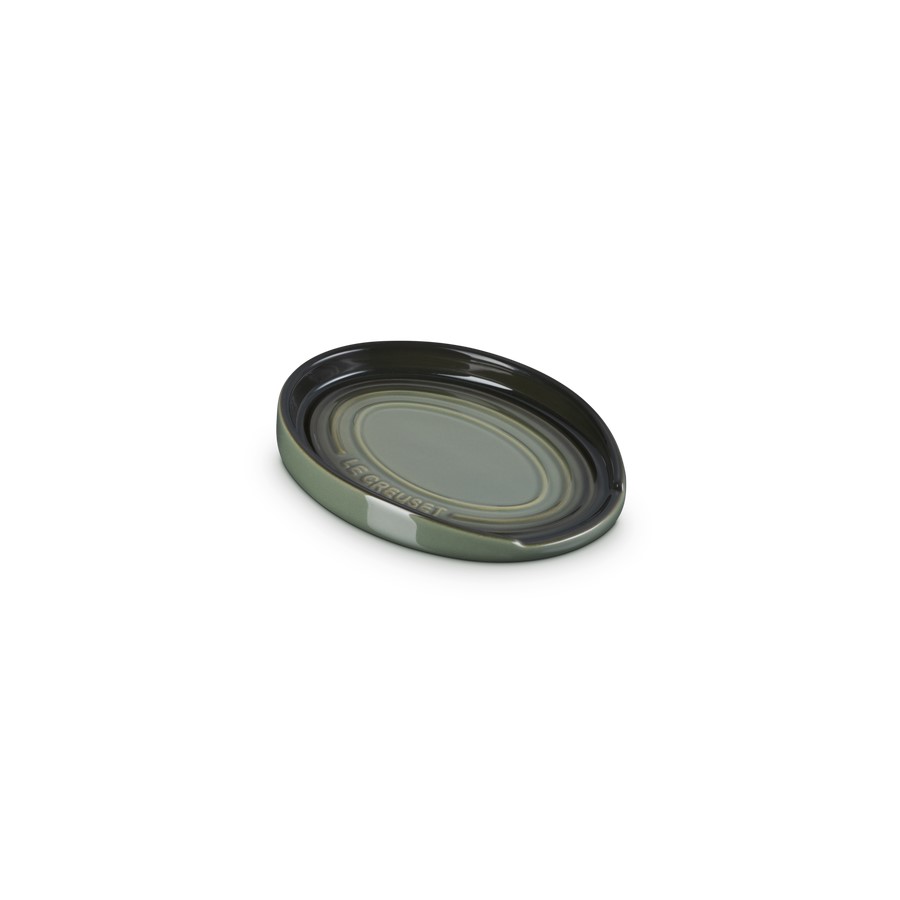 additioanl image for  Le Creuset Oval Spoon Rest Thyme 16 cm 