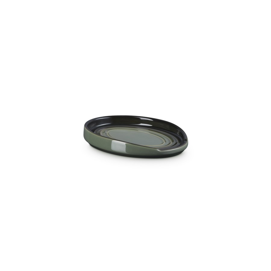 additioanl image for  Le Creuset Oval Spoon Rest Thyme 16 cm 