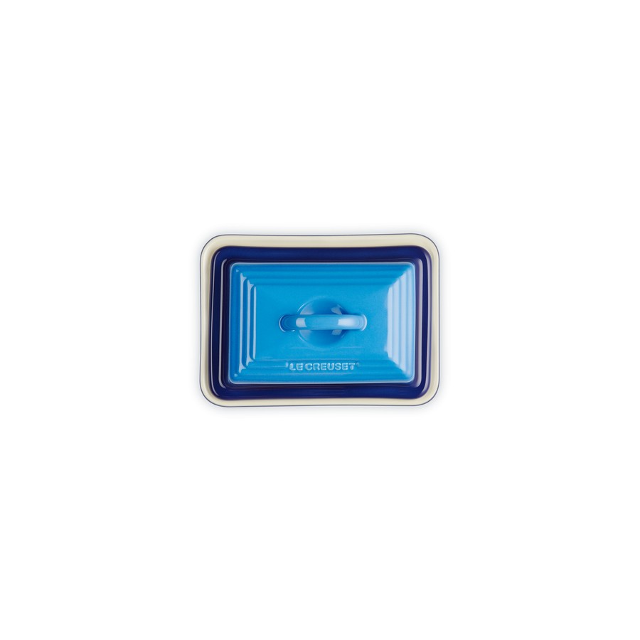 additioanl image for  Le Creuset Butter Dish Azure Blue 17 cm 