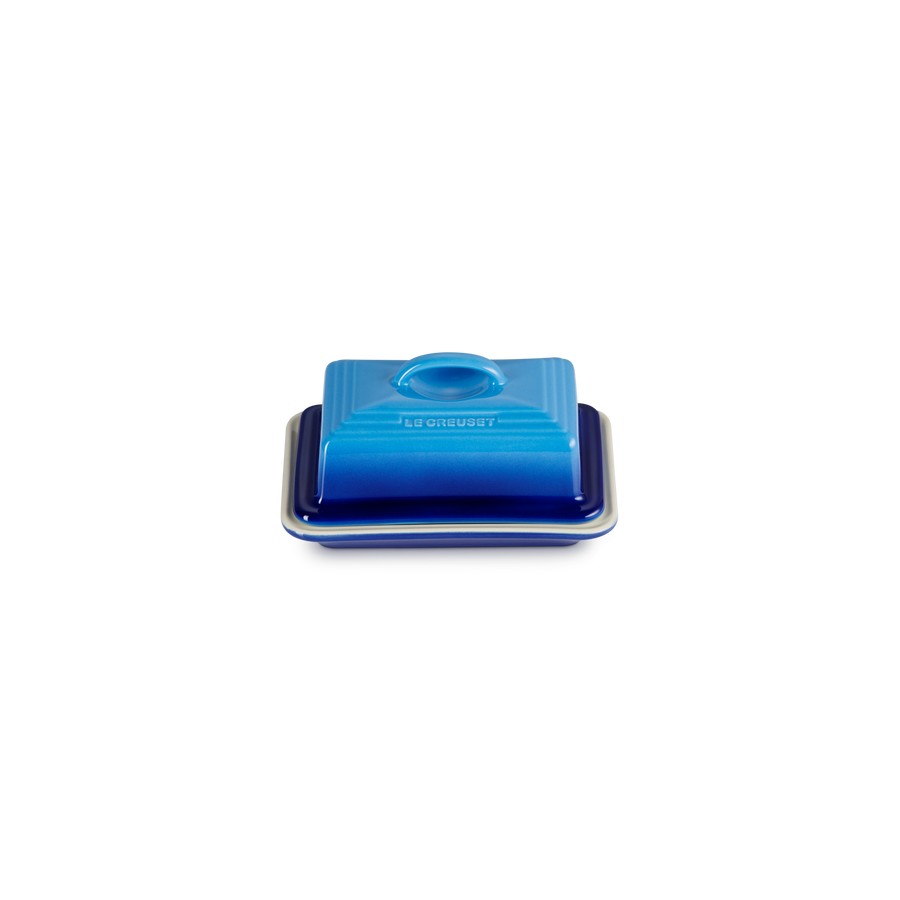 additioanl image for  Le Creuset Butter Dish Azure Blue 17 cm 
