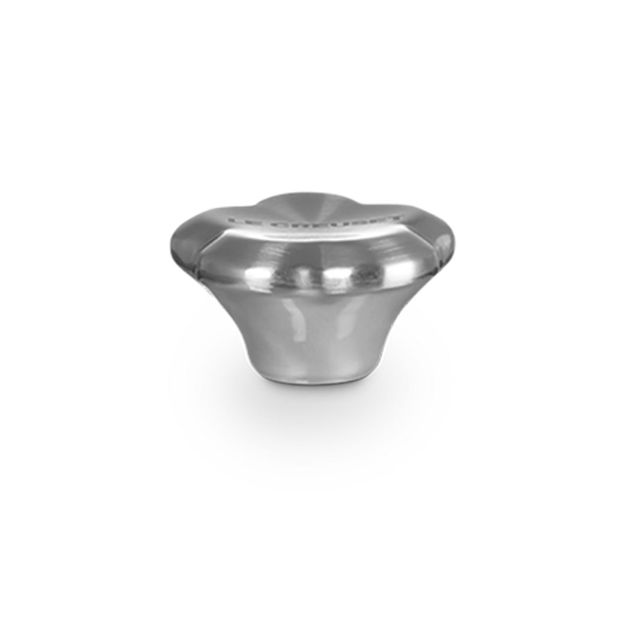 additioanl image for  Le Creuset Sign Flower Knob S/Steel 45mm 