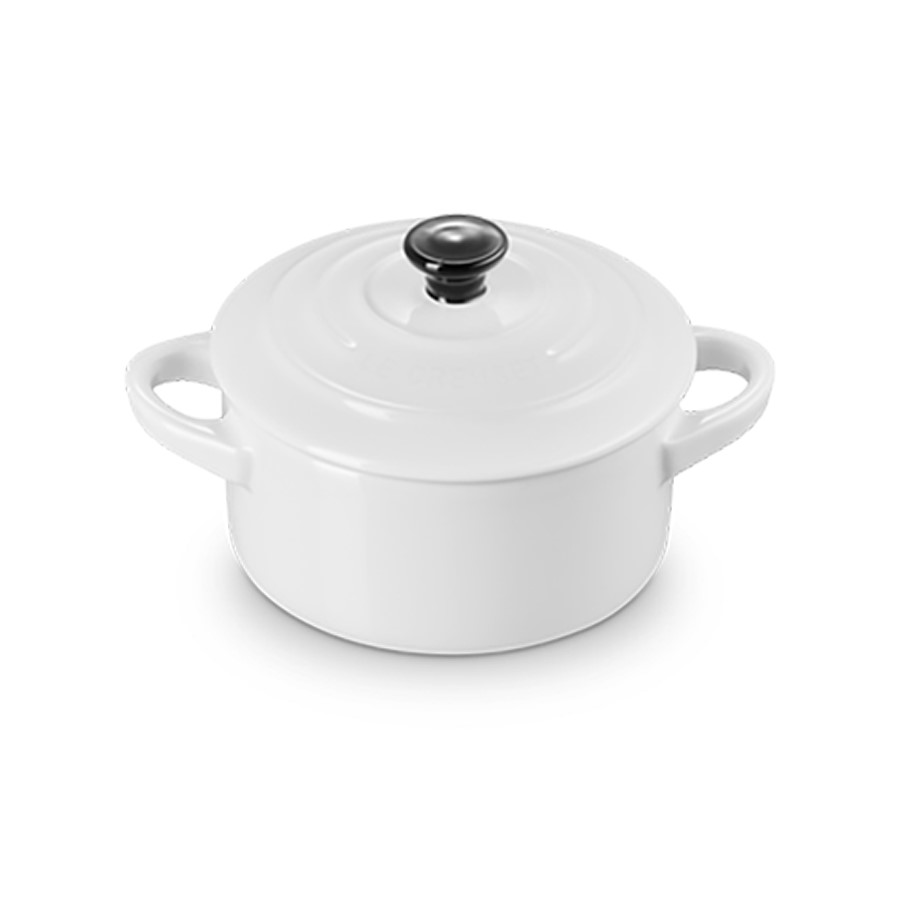 additioanl image for  Le Creuset Rd. Mini Cocotte White 10 cm 