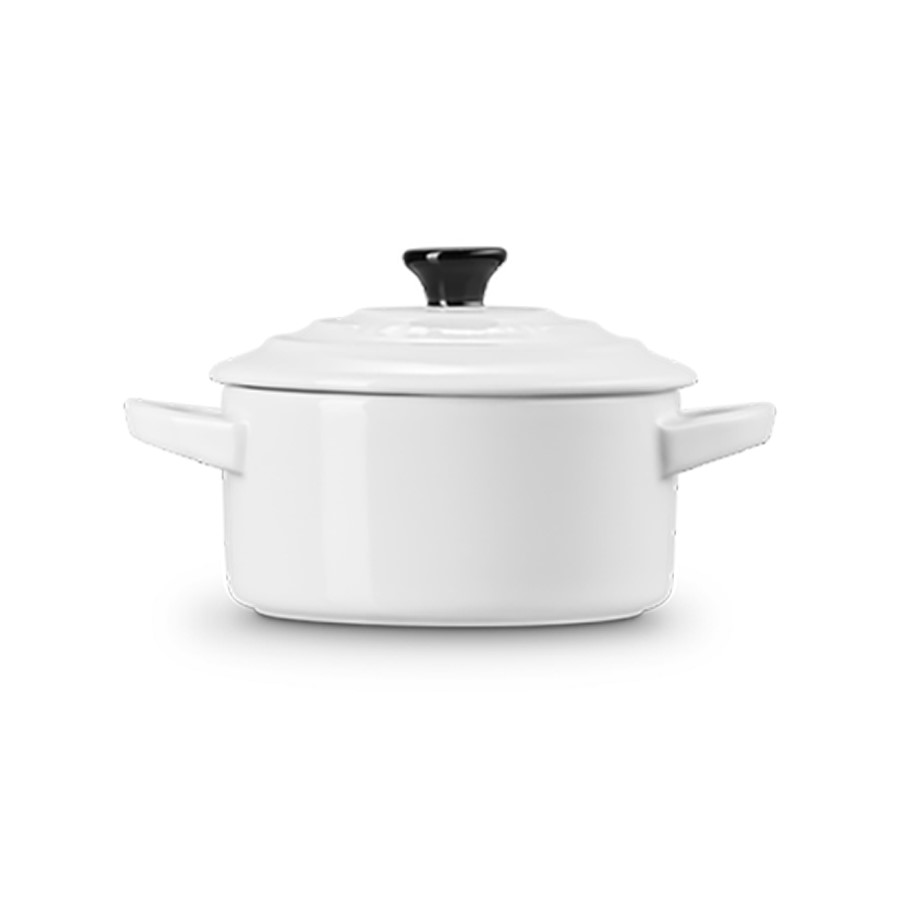 additioanl image for  Le Creuset Rd. Mini Cocotte White 10 cm 