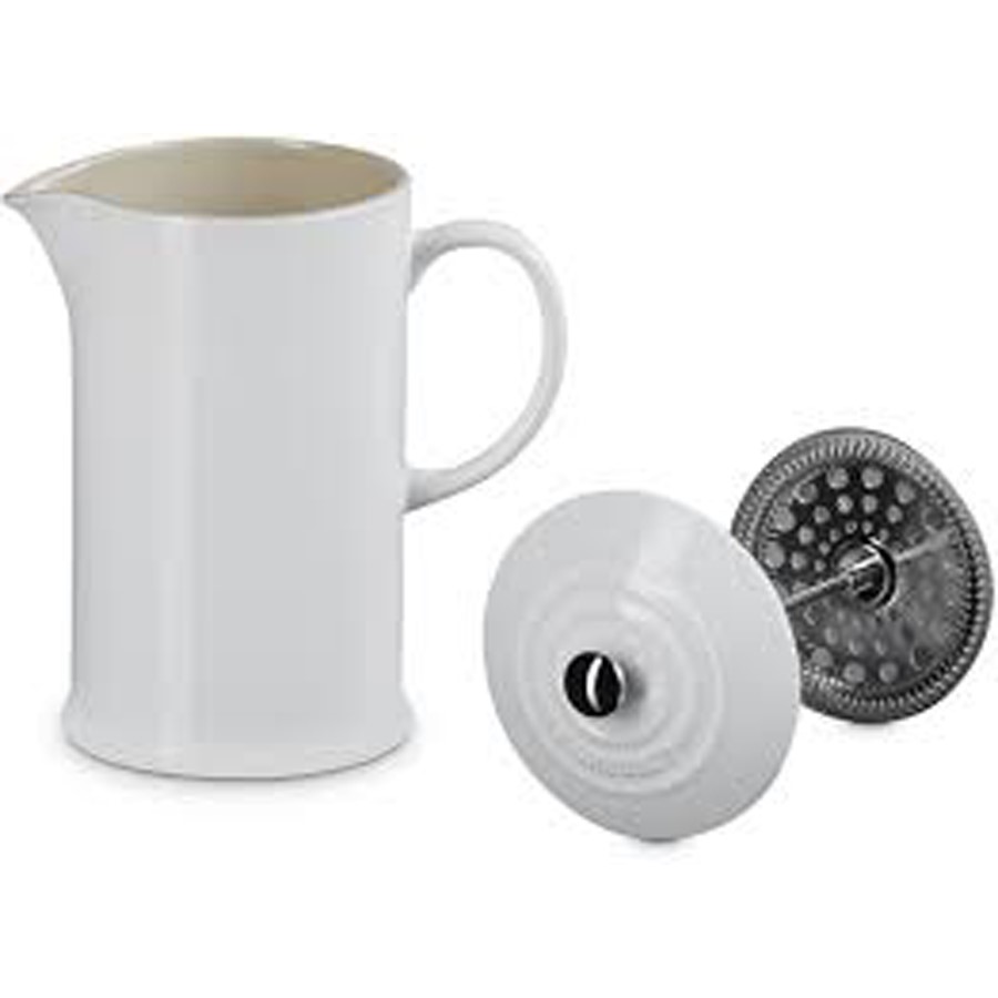 additioanl image for  Le Creuset Coffee Pot & Press White 1L 