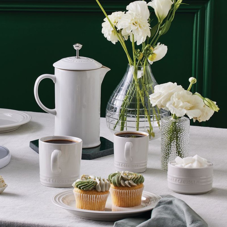 additioanl image for  Le Creuset Coffee Pot & Press White 1L 