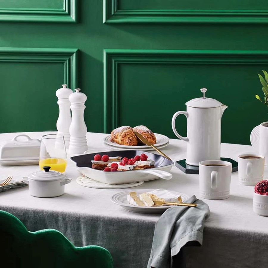 additioanl image for  Le Creuset Coffee Pot & Press White 1L 