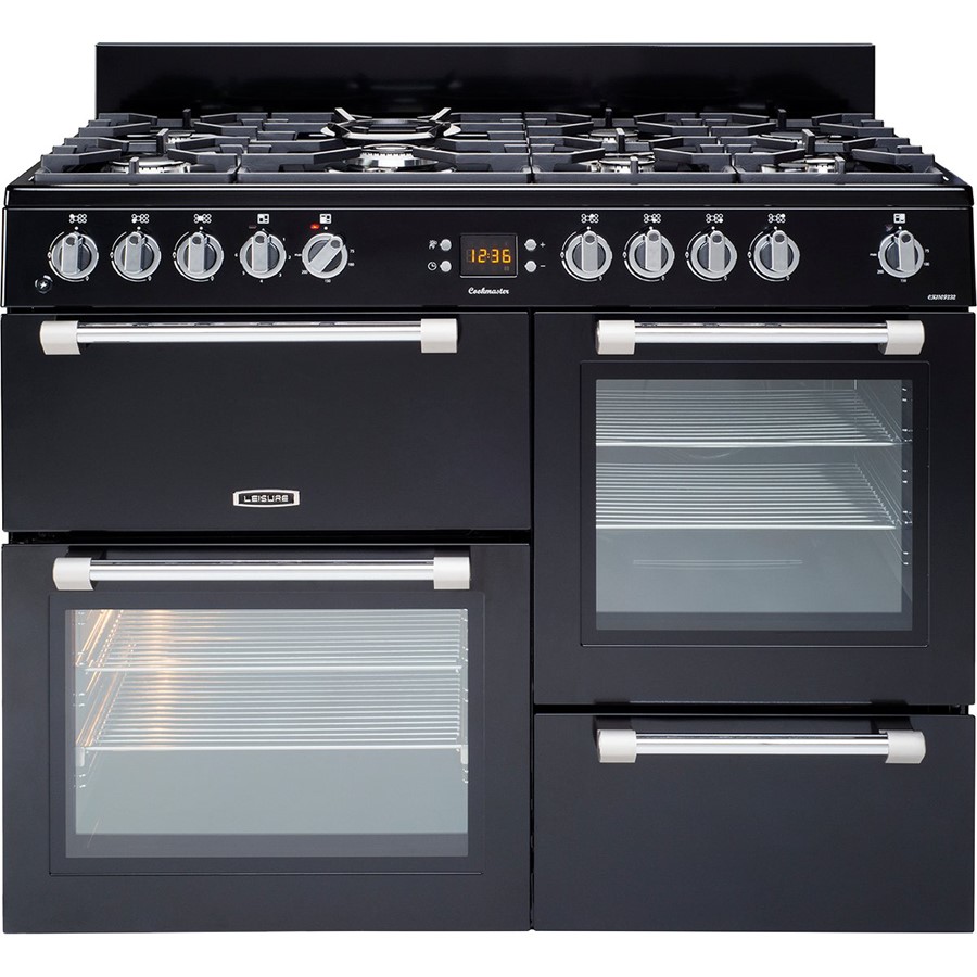 product image Leisure 110cm DualFuel RangeCooker Black H 90cm x W 110cm x D 60cm