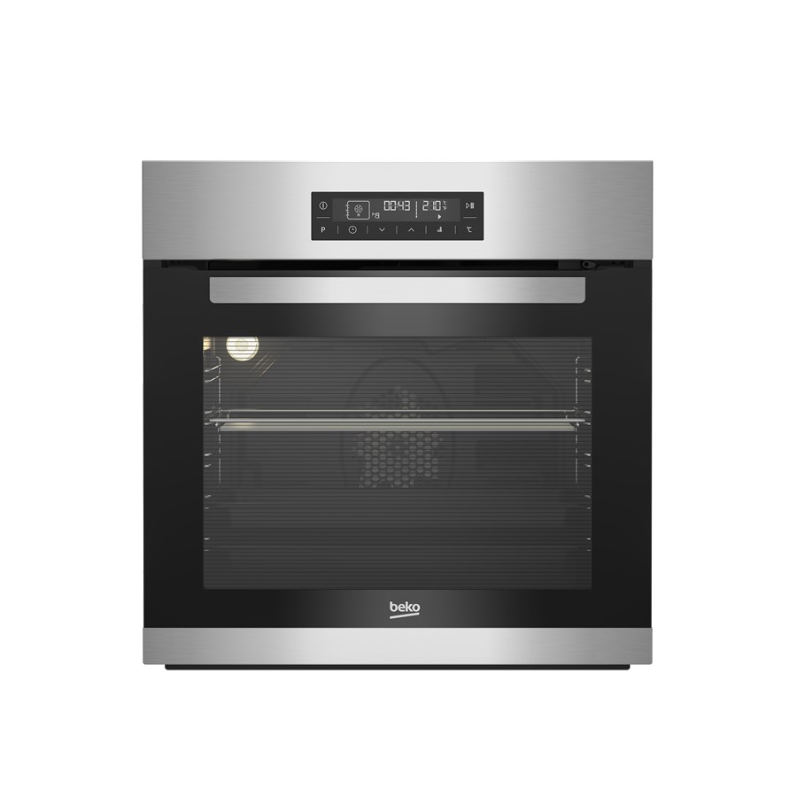 product image Beko Oven 10 Function Pyrolitic S/Steel H 59.5cm x W 59.4cm x D 56.7cm