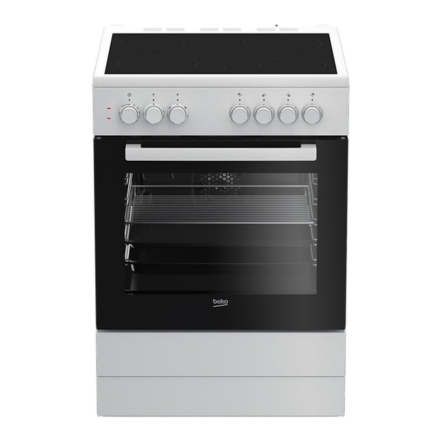 product image Beko Cooker Electric Fan Assisted White H 85cm x W 60cm x D 60cm