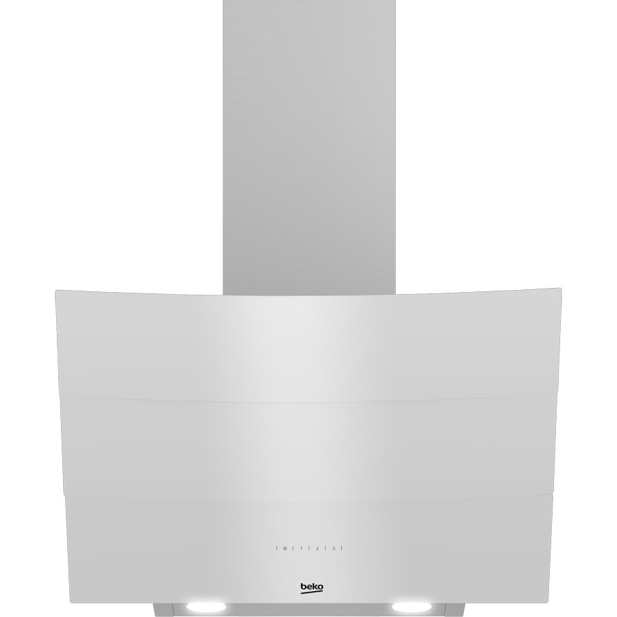 product image Beko Hood Slanting Crystal White H 75cm x W 59.6cm x D 39.1cm
