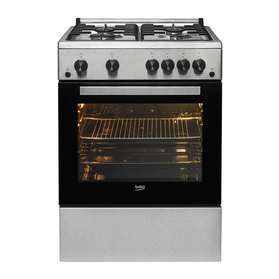 product image Beko Cooker Gas With Grill H 85cm x W 60cm x D 60cm