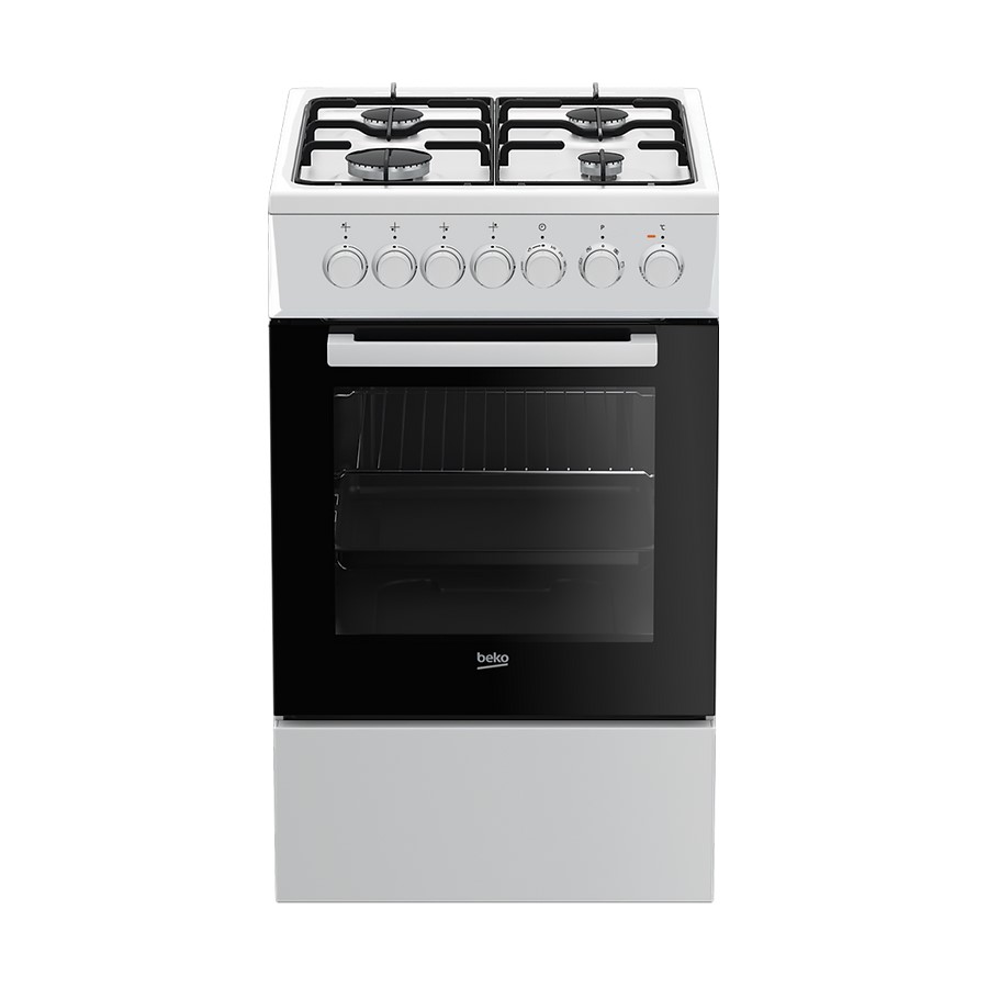 product image Beko Cooker Dual White H 85cm x W 50cm x D 60cm