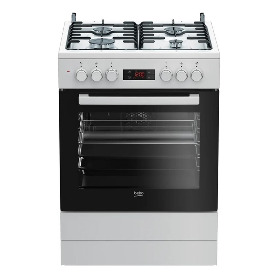product image Beko Cooker Dual Fuel White H 85cm x W 60cm x D 60cm