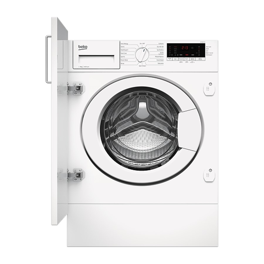 product image Beko 8kg Washing Machine Built-in H 82cm x W 60cm x D 56cm