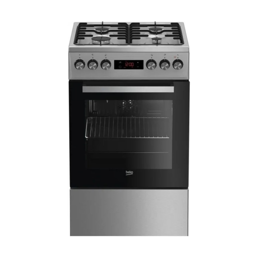 product image Beko Cooker Dual Fuel Black & S/Steel H 85cm x W 50cm x D 60cm