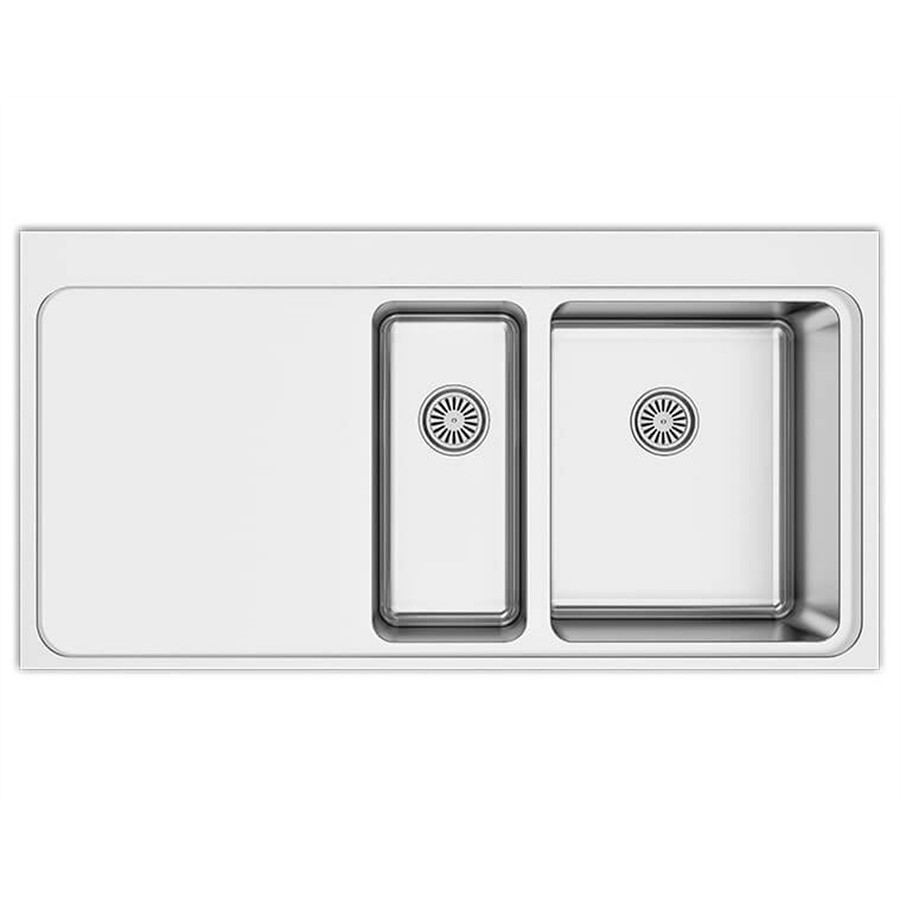 product image Asil 1.5 Bowl Sink 100 x 52 cms Left Drain Flush Mount