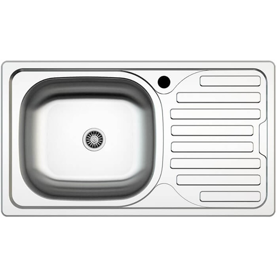 product image Asil 1 Bowl Sink Satin 76 x 43.5cms Small Drain