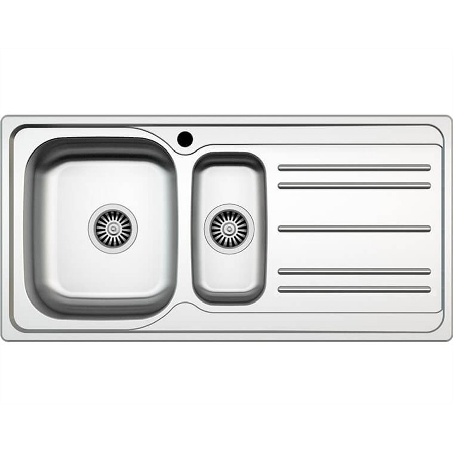 product image Asil 1.5 Bowls Sink 100 x 50.0cms LEFT Lines LINEN