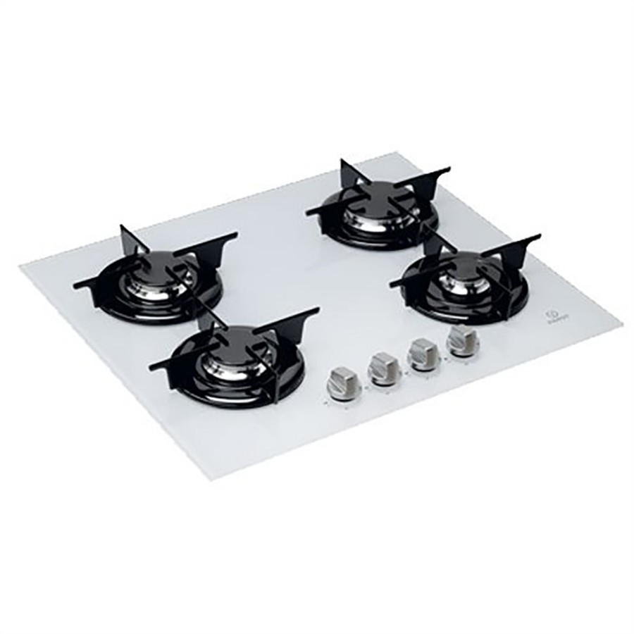 product image Indesit Hob Gas 4 Burner Glass White 