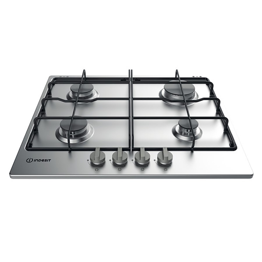 product image Indesit Hob Gas 4 Burner Stainless Steel 