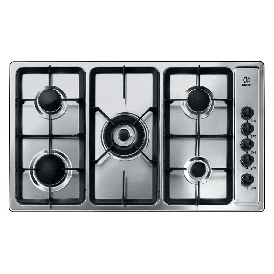 product image Indesit Hob Gas 5 Burners S/Steel 90 cm 