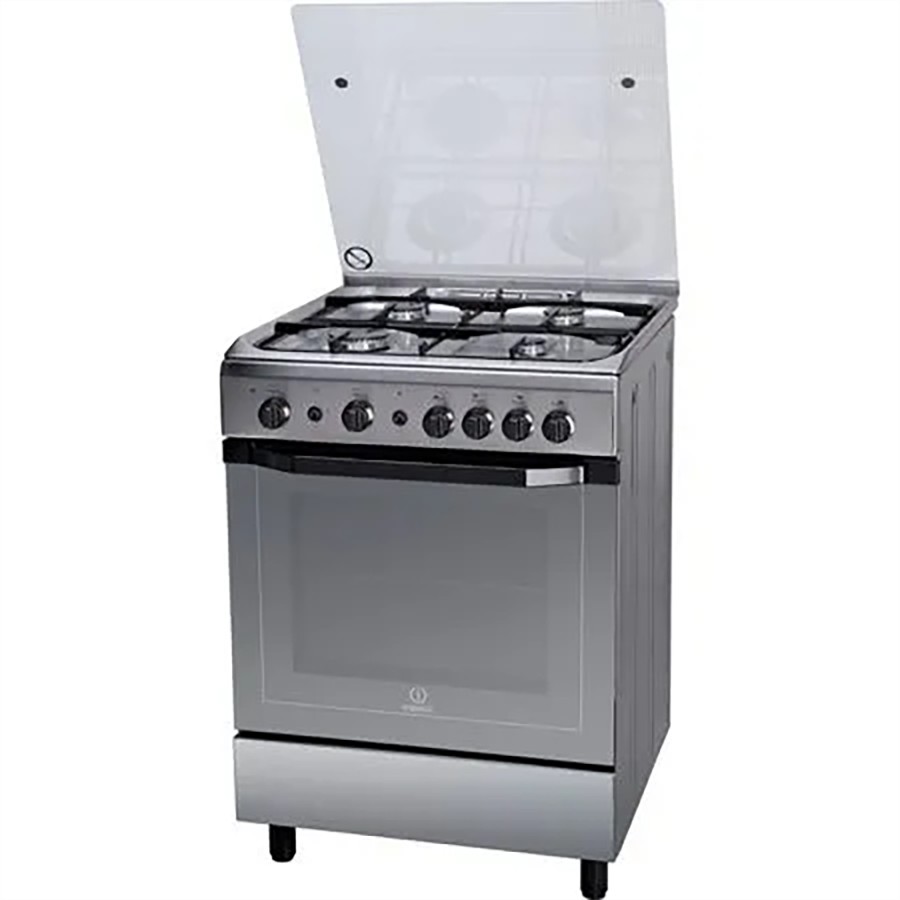 product image Indesit Cooker Gas S/Steel 60 x 60 cm 