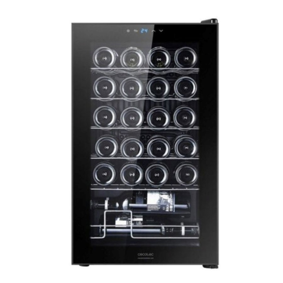 product image Cecotec Wine Cooler Black 24 Bottles H 75.8cm x W 43.0cm x D 45.0cm