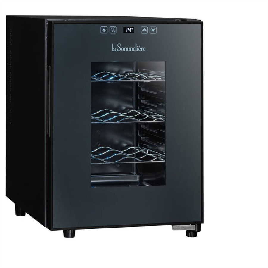 product image Sommeliere Wine Cooler 12 Bottle Black H 48cm x W 34.5cm x D 46cm