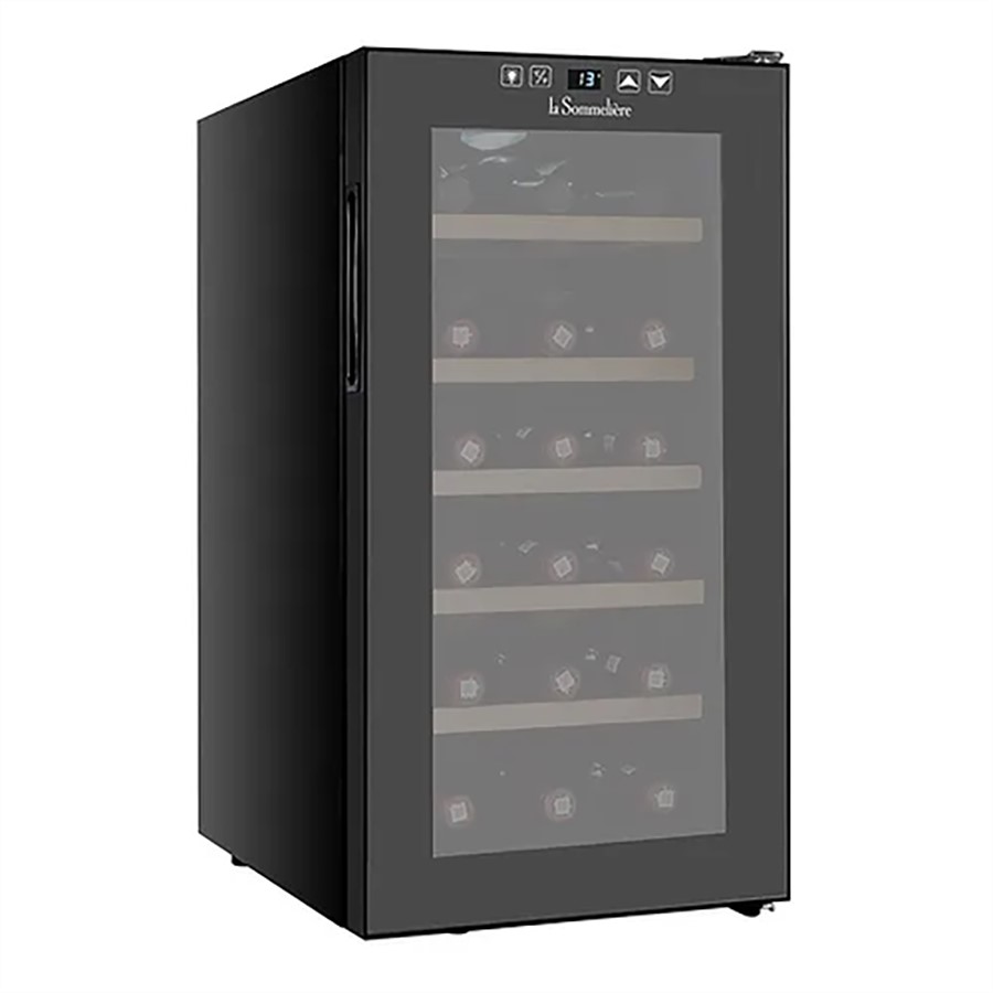 product image Sommeliere Wine Cooler 18 Bottle Black H 67cm x W 34.5cm x D 48.5cm